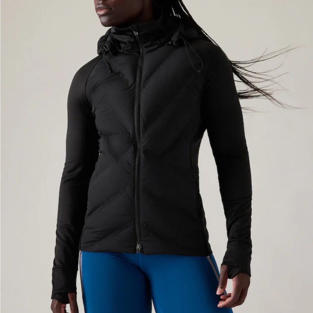 Athleta inlet navy blue workout jacket